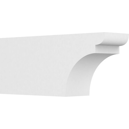 Ekena Millwork Standard Yorktown Architectural Grade PVC Rafter Tail, 6"W X 10"H X 24"L RFTP06X10X24YOR
